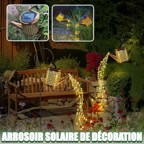 Arrosoir lumineux solaire - Mon jardin durable