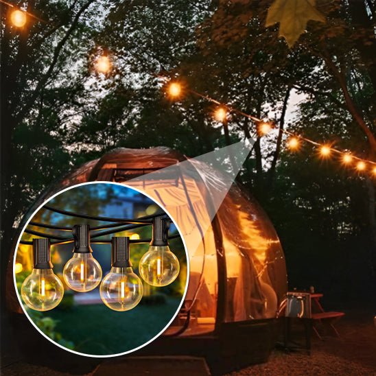 Guirlande lumineuse solaire extérieur - Mon jardin durable
