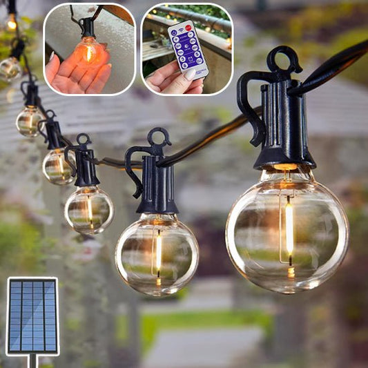 Guirlande lumineuse solaire extérieur - Mon jardin durable