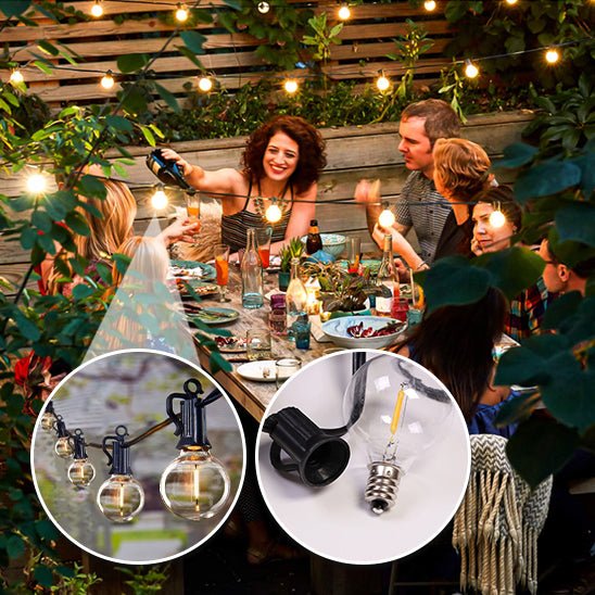 Guirlande lumineuse solaire extérieur - Mon jardin durable