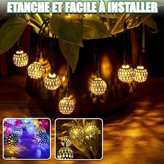 Guirlandes lumineuses solaires - Mon jardin durable