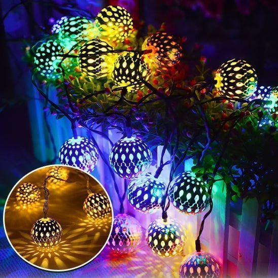 Guirlandes lumineuses solaires - Mon jardin durable