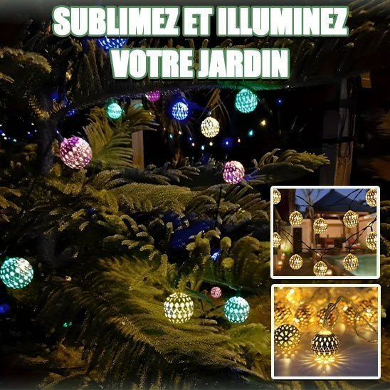 Guirlandes lumineuses solaires - Mon jardin durable