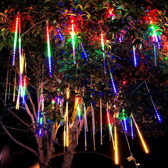Guirlandes lumineuses de pluie de météores magiques