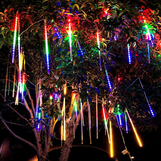 Guirlandes lumineuses de pluie de météores magiques
