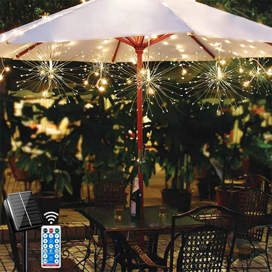 Lampe Solaire Suspendue Feu d'Artifice