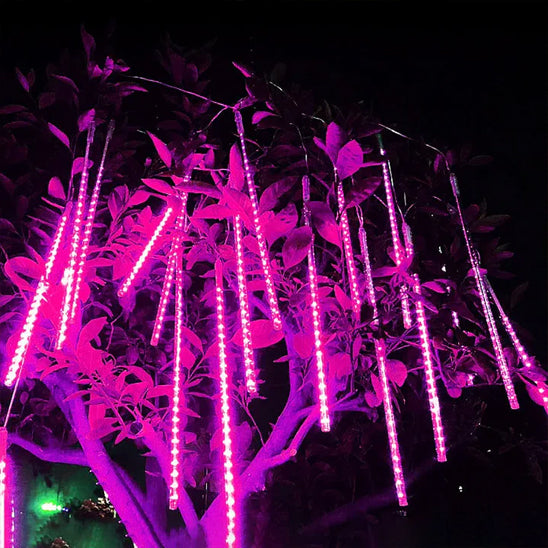 Guirlandes lumineuses de pluie de météores magiques