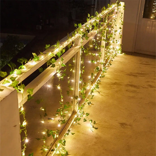 Lampes solaires de lierre