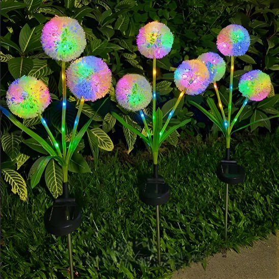 Lampe Solaire en Fleur de Pissenlit - Mon jardin durable