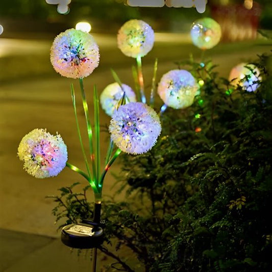 Lampe Solaire en Fleur de Pissenlit - Mon jardin durable
