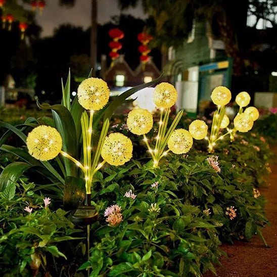 Lampe Solaire en Fleur de Pissenlit - Mon jardin durable