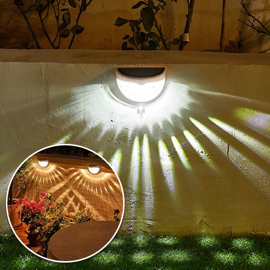 Lampe solaire en forme d'écailles de poisson - Mon jardin durable
