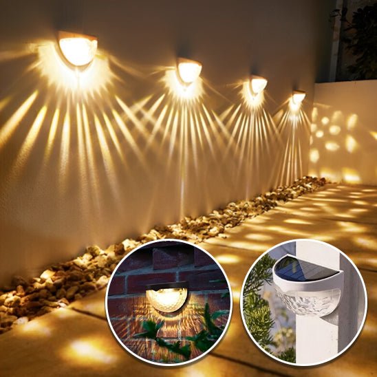 Lampe solaire en forme d'écailles de poisson - Mon jardin durable
