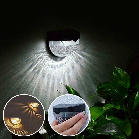 Lampe solaire en forme d'écailles de poisson - Mon jardin durable