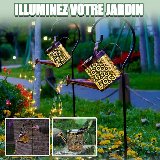 Arrosoir lumineux solaire - Mon jardin durable