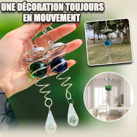 Boules décoratives en cristal de verre - Mon jardin durable