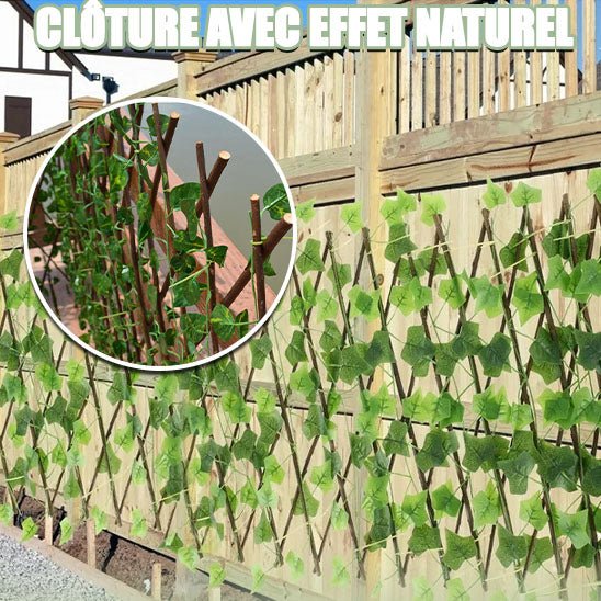 Brise - vue en lierre artificiel - Mon jardin durable