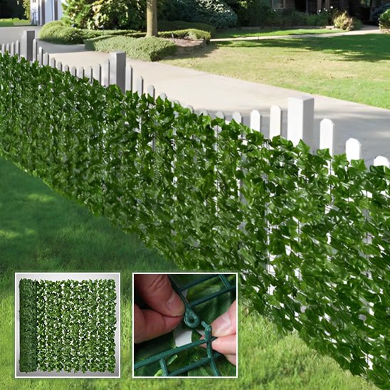 Brise vue en lierre artificielle - Mon jardin durable