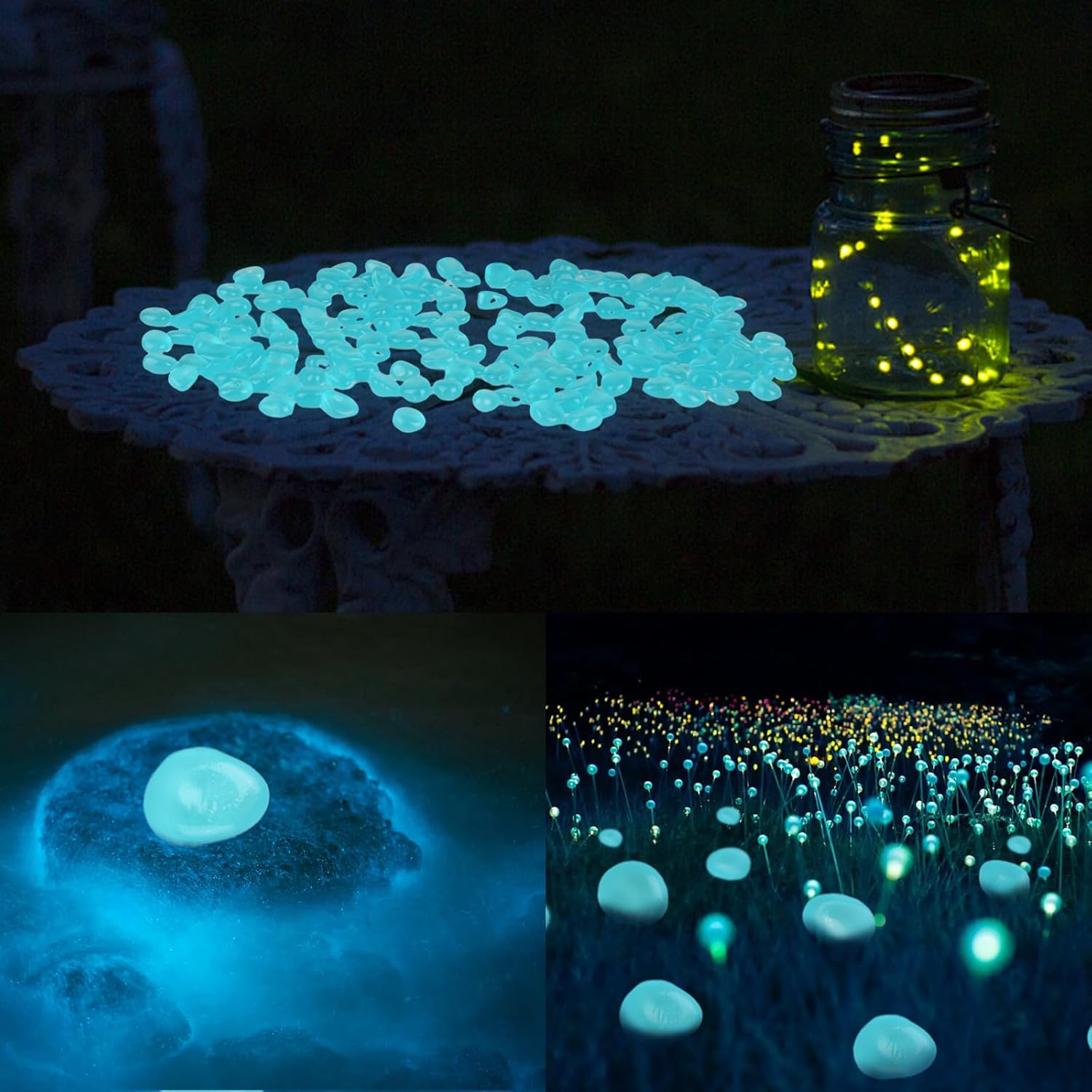 GlowStones™ - Bleu - Mon jardin durable