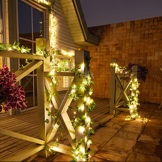 Lampes solaires de lierre