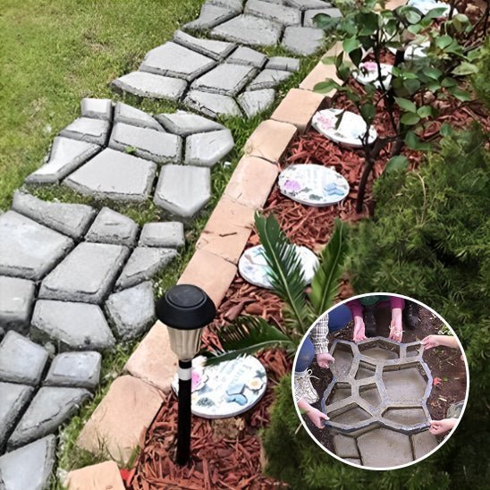 Moule à pavé béton pour jardin - Mon jardin durable