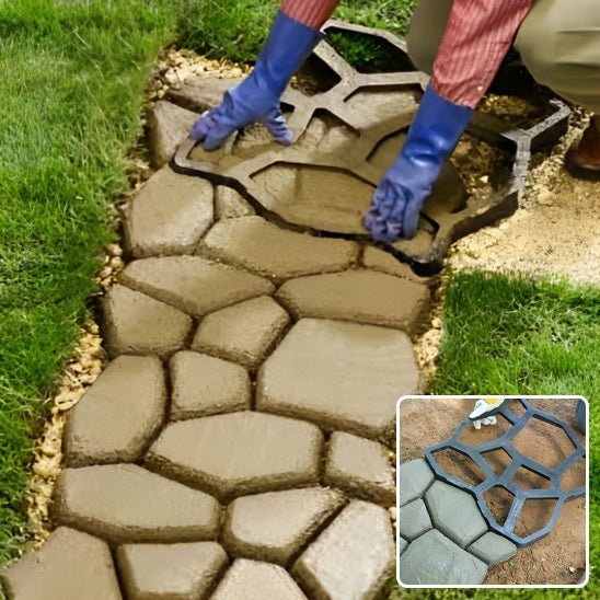 Moule à pavé béton pour jardin - Mon jardin durable