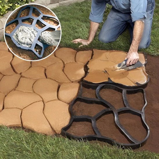 Moule à pavé béton pour jardin - Mon jardin durable