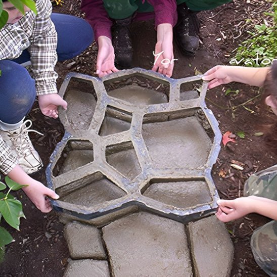 Moule à pavé béton pour jardin - Mon jardin durable