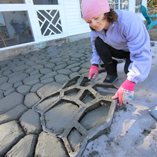 Moule à pavé béton pour jardin - Mon jardin durable